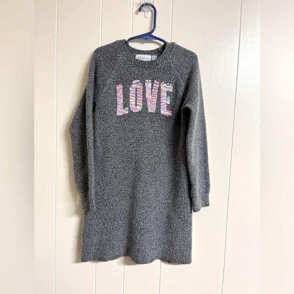 LOVE sequin Sweater Dress Size S (5/6)